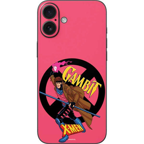 Marvel X-Men Gambit iPhone 16 Plus Skin